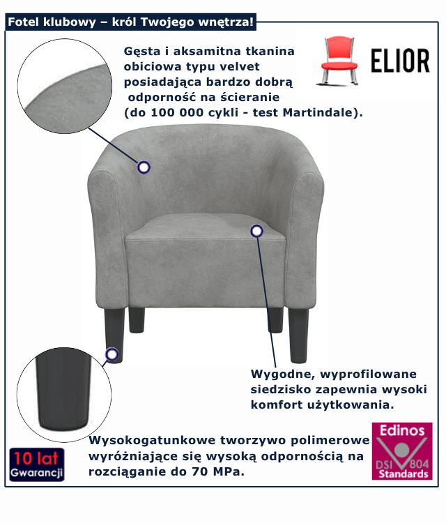 Fotel wypoczynkowy Jivo