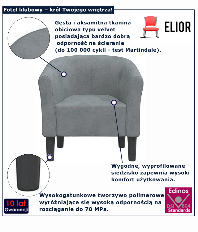 Fotel wypoczynkowy Jivo