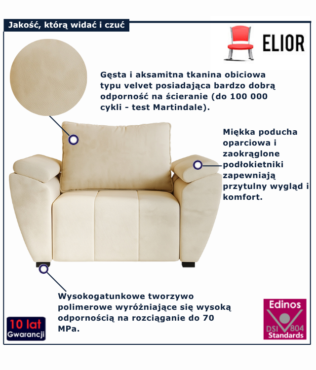  półkotapczan Ratisso 6X kolor biały 