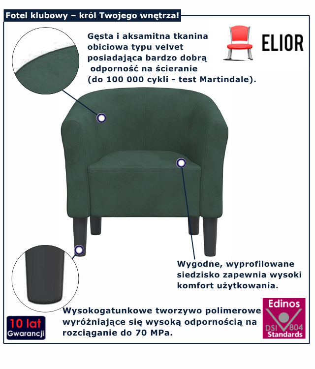 Fotel wypoczynkowy Jivo