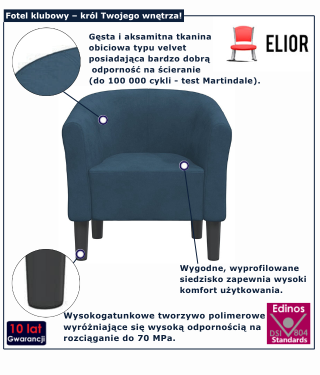 Fotel wypoczynkowy Jivo