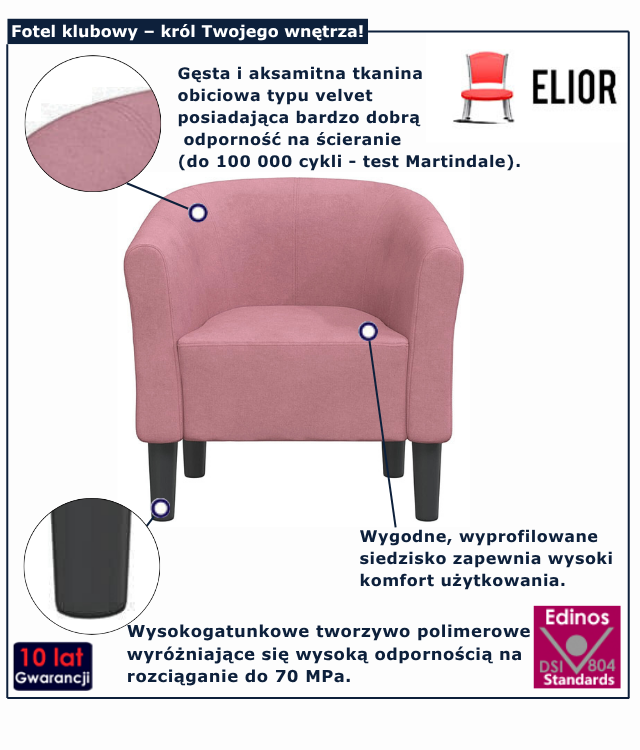 Fotel wypoczynkowy Jivo