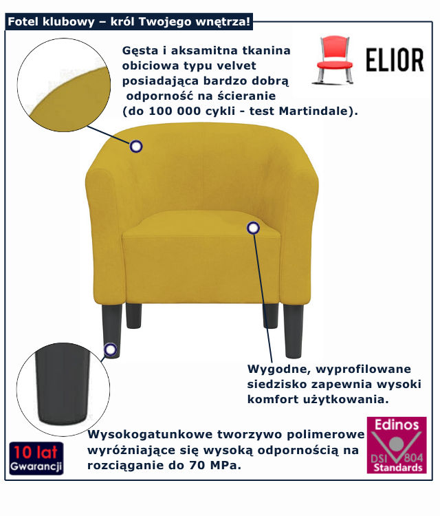 Fotel wypoczynkowy Jivo