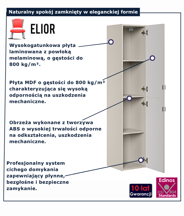 Kaszmirowy słupek łazienkowy Artiza 7X