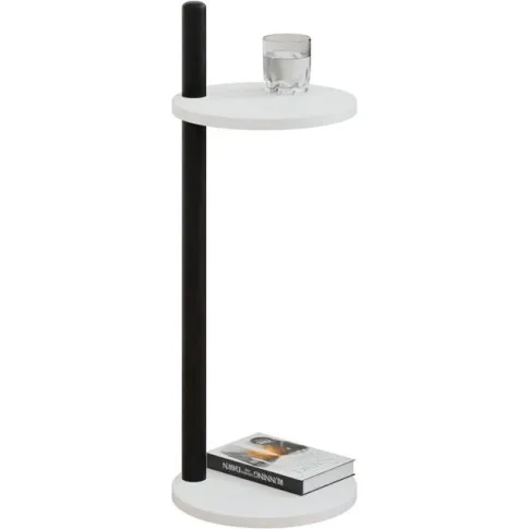 Okrągły stolik  biały + czarny Nebo 4X