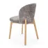 Drewniane szare krzesło skandynawskie Lorenti