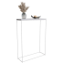 Minimalistyczna konsola beton + biały - Krux 3X