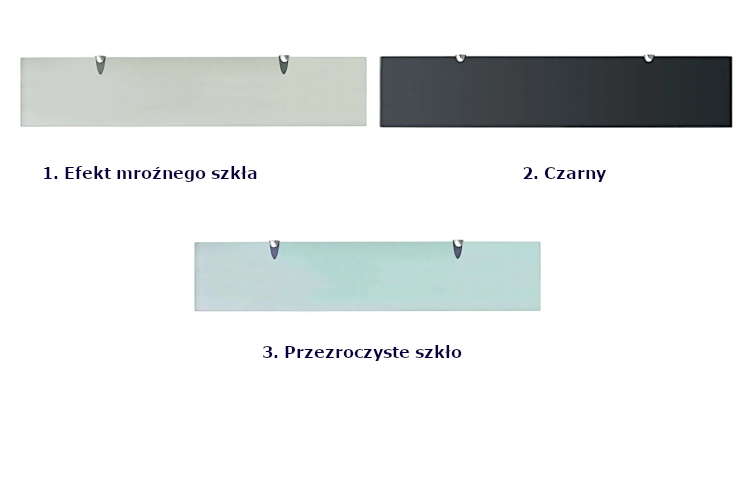 Wersje kolorystyczne półek Divano