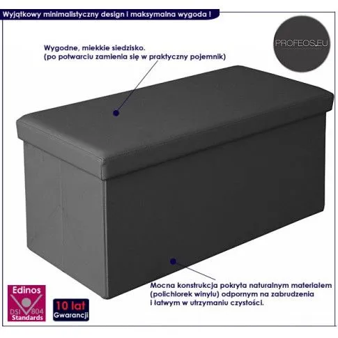 Fotografia Pufa otwierana Tili - New Rima z kategorii Fotele do salonu