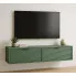 Salon z zieloną wiszącą szafką pod TV Inao 5X