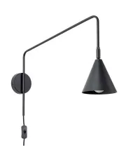 Nowoczesny czarny kinkiet M137 - Urix w sklepie Edinos.pl