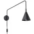Nowoczesny czarny kinkiet M137 - Urix