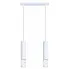 Podwójna biała lampa wisząca - K604-Lanow