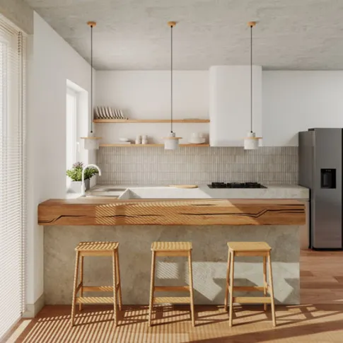 wizaulziacja lampy zwisajacej nad wystpę