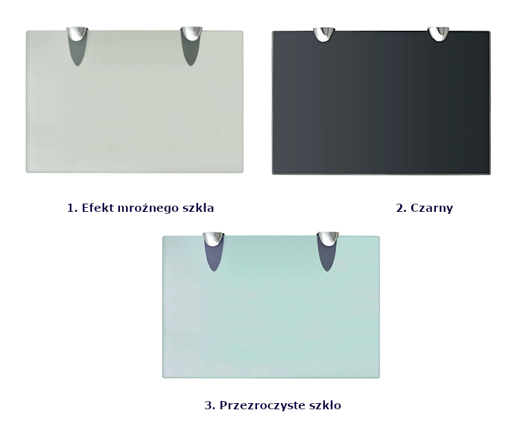 Wersje kolorystyczne półek Imker