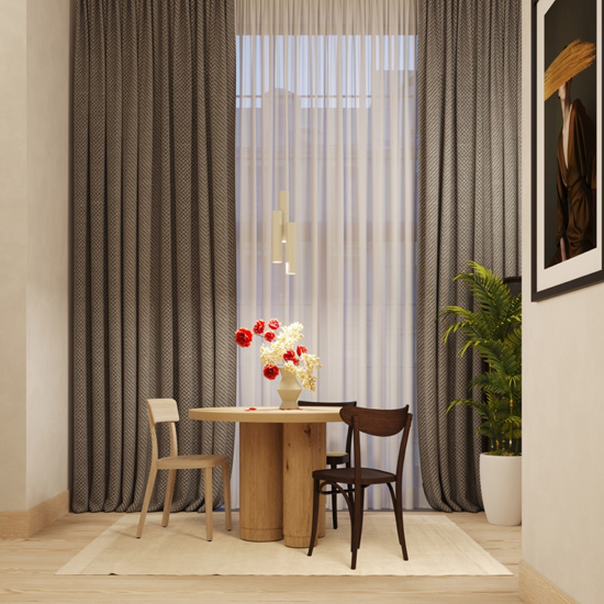 Nowoczesna beżowa lampa wisząca z tubami - J129-Brisa