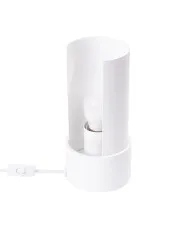 Biała nowoczesna lampa biurkowa - J118-Moressa w sklepie Edinos.pl
