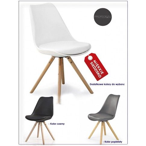 Zdjęcie krzesło skandynawskie Depare Eames białe - sklep Edinos.pl