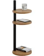 Stolik klasyczny pod laptopa dąb lancelot + czarny - Zork 4X w sklepie Edinos.pl