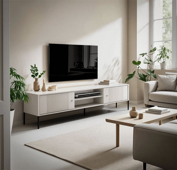 wizualizajca komody ryflowanej