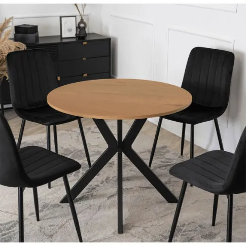 okragły nowoczesny stolik 80 cm Kaxi 3X