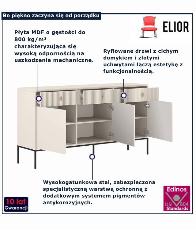 infografika stylowej komody kaszmir+czarny