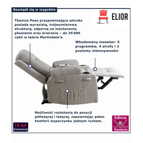 infografika szarego foetla do salonu Bino 