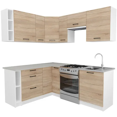 Zestaw mebli w kolorze dąb sonoma Voku