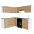 Meble kuchenne narożne  dąb artisan - Voku