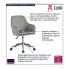 szare krzesło obrotowe Gadixo 4X
