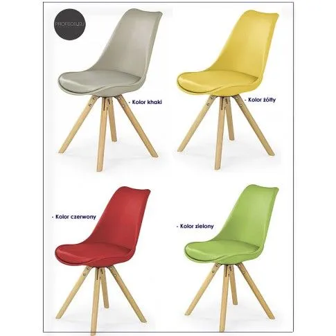 Szczegółowe zdjęcie nr 4 produktu Krzesło skandynawskie Depare - czarne