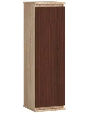 Szafka wisząca do salonu dąb sonoma + wenge - Elva w sklepie Edinos.pl