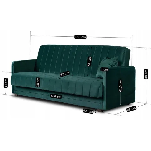 rozkladana zielona kanapa Sfondi