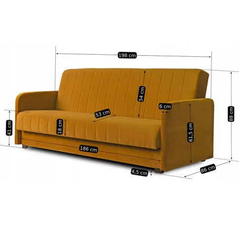 nowoczesna musztradowa sofa Sfondi