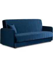 Granatowa elegancka sofa welurowa - Sfondi w sklepie Edinos.pl