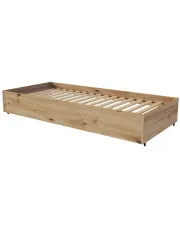 Modułowa szuflada ze stelażem pod łóżko dąb artisan  - Mizz 4X w sklepie Edinos.pl