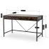 czarne biurko do naurki Betris