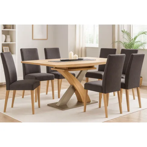 Zdjęcie modny rozkładany stół Nomer 2X dąb złoty | Edinos.pl