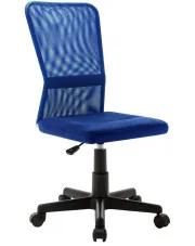 Niebieski fotel obrotowy do biurka - Rana 9X w sklepie Edinos.pl