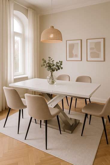 wizualizacja nowoczesnego stołu