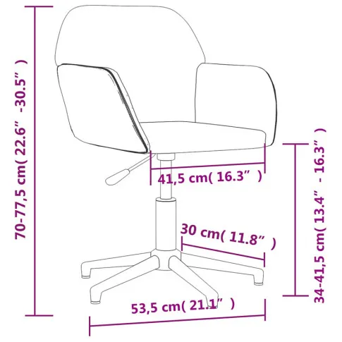 Wymiary fotela żółtego Rush