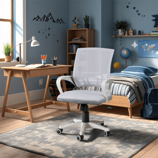 minimalistyczny fotel do biurka