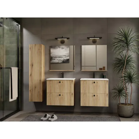 wizualizacja łazienki z szafkami pod emywalke Modi 4X