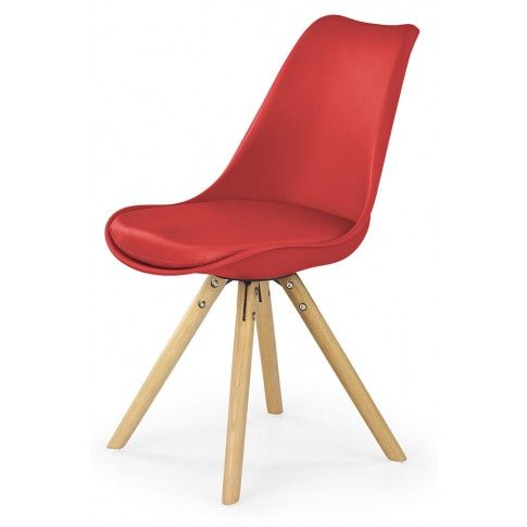 Zdjęcie produktu Krzesło skandynawskie Depare - czerwone.