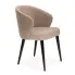 Beżowe tapicerowe krzesło - Gifix 3X