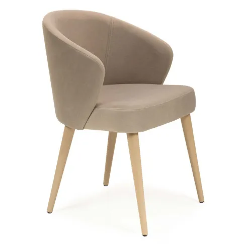 bezowe krzeslo na jadnych nogach  Gifix 4X