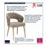 infografika bezowego krzesła   Zoni 3X