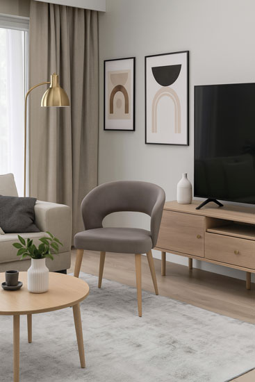 Drewniane krzesło do jadalni