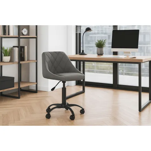 Wizualizacja fotela w kolorze ciemnoszarym Logido