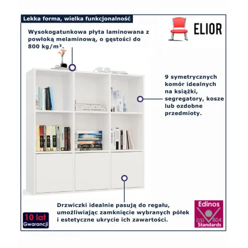 infografika regału do salonu Kedi 4X